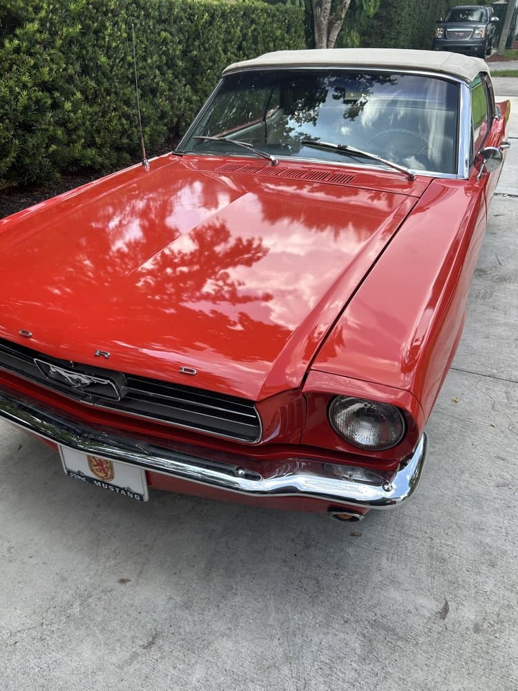 Classic Red Mustang